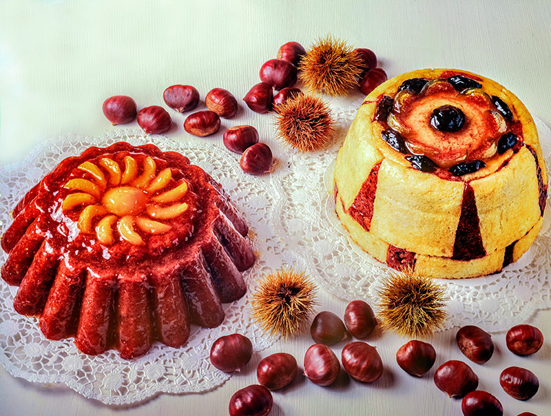 BUDINO DI CASTAGNE E CHARLOTTE DI MELE - GR2022 - 2122 - immagine 1