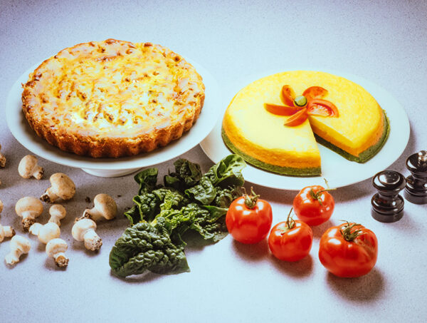 SFORMATO DI FRITTATA TRICOLORE, SFORMATO DI FUNGHI - S75880 - 9565