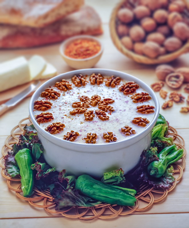 TORTA DI FORMAGGIO E NOCI - 5012 - immagine 1