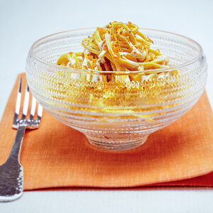 LINGUINE CON SCORZA DI ARANCE PANNA E GRAND MARNIER - 3064