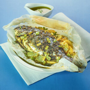 ORATA AL CARTOCCIO CON SEDANO PATATE E SEM DI FINOCCHIO - 3155