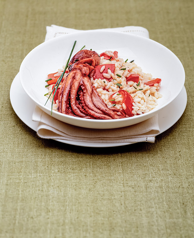 RISOTTO CON POLPO E PEPERONI - 4198 - immagine 1