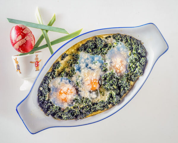 PIROFILA DI SPINACI UOVA E FORMAGGIO - 4325