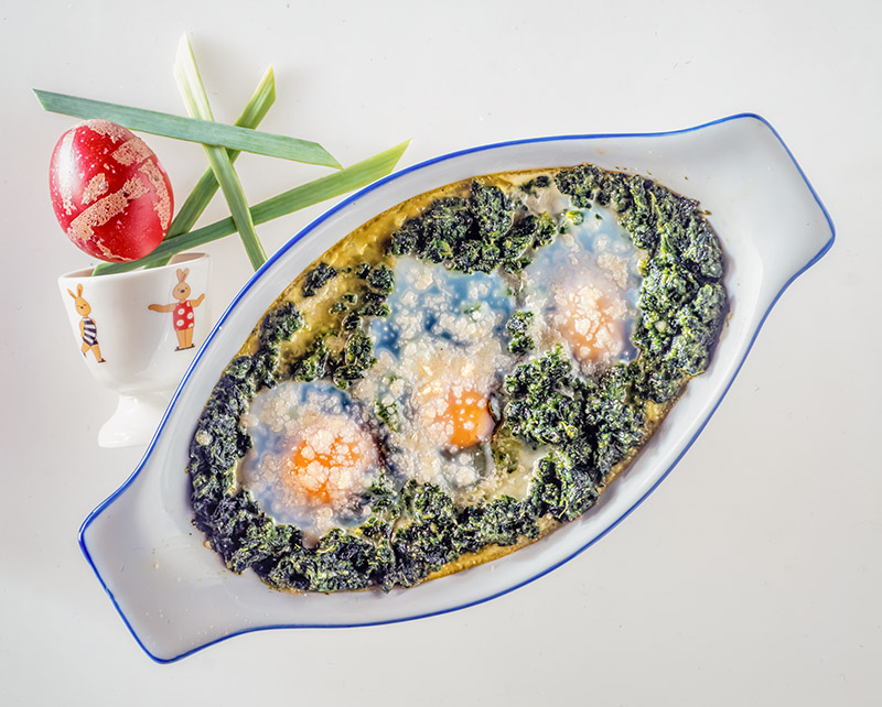 PIROFILA DI SPINACI UOVA E FORMAGGIO - 4325 - immagine 1