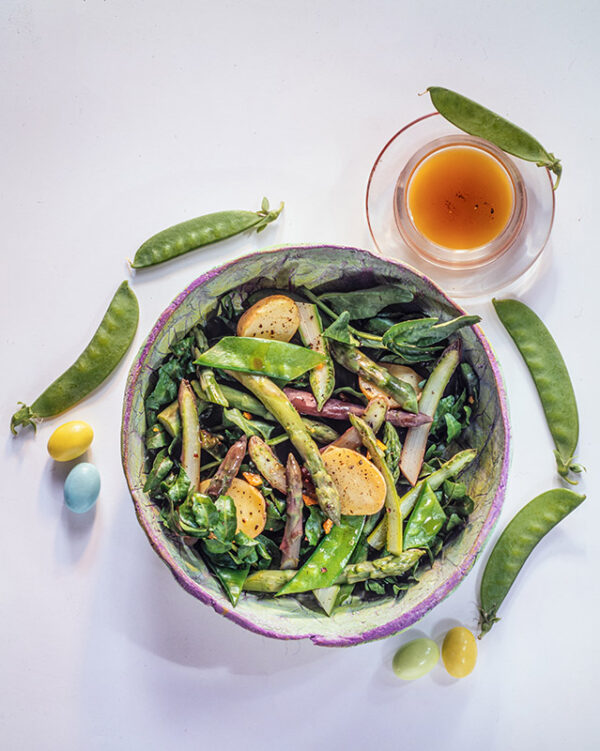 INSALATA DI PATATE ASPARAGI TACCOLE  E UOVA - 5773