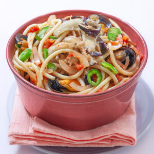 PERCIATELLI ALLE COZZE E MELANZANE - 3384