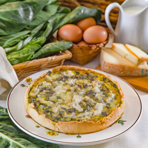 CROSTATA DI COSTE E FORMAGGIO - K4775