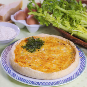 TORTA CON SALSICCIA E SEDANO - K4843
