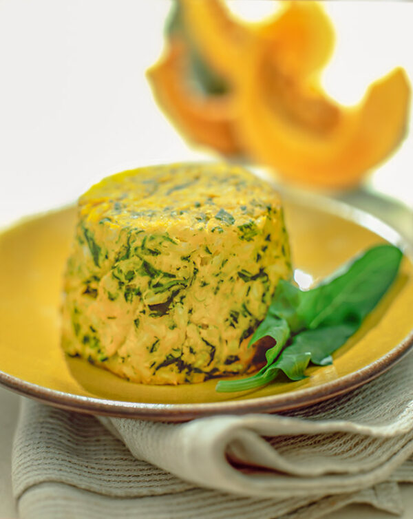 SFORMATINI DI ZUCCA CON IL RISO E GLI SPINACI - S1504006