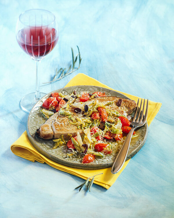 PESCE SPADA CON VERDURE - 6338
