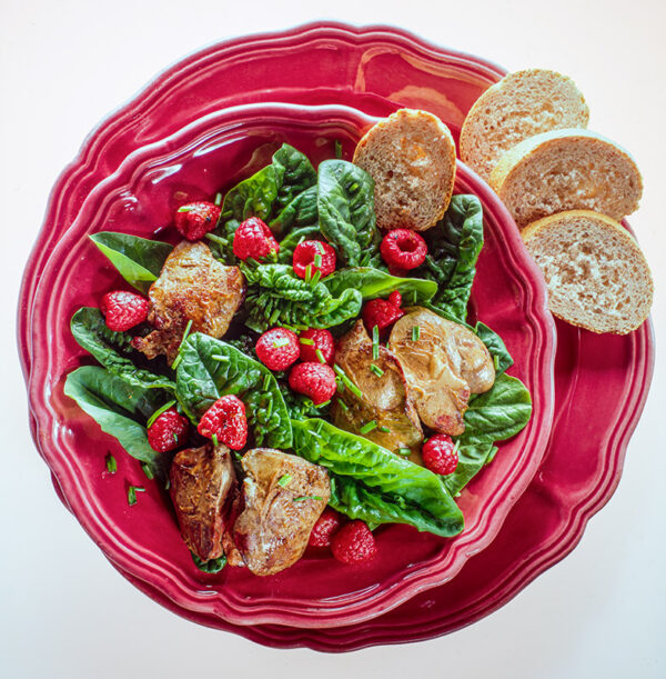 INSALATA DI FEGATINI E SPINACI - 6451