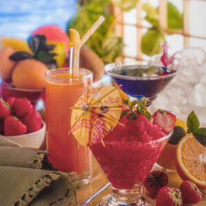 GRANITA ALLA FRAGOLA, ARANCIATA, CAFFÈ FREDDO - 6529