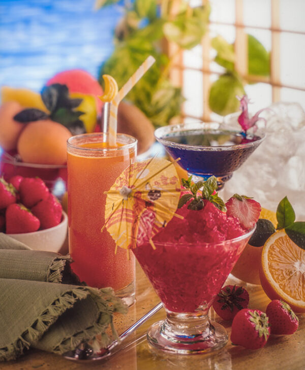 GRANITA ALLA FRAGOLA, ARANCIATA, CAFFÈ FREDDO - 6529