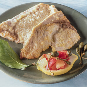 PESCE SPADA CON GREMOLADA DI LIMONE - 6819