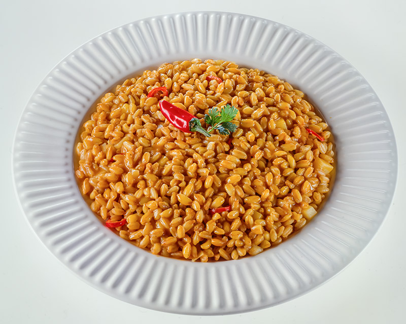 ORZOTTO CON ZAFFERANO E PEPERONCINO - 6931 - immagine 1