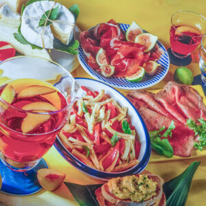 PROSCIUTTO E FICHI, TARTINE AL FORMAGGIO, ROAST BEEF, CASARECCE AL POMODORO, SANGRIA - 6942