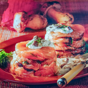 SFORMATINI FUNGHI E SALMONE - 7045