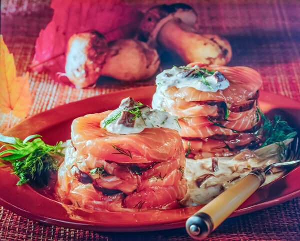 SFORMATINI FUNGHI E SALMONE - 7045