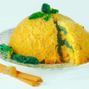 TIMBALLO DI PASTA E SPINACI - 7071