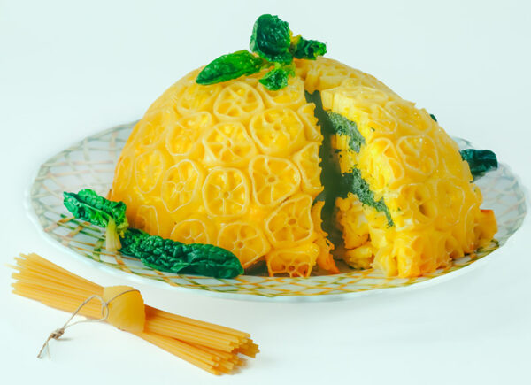 TIMBALLO DI PASTA E SPINACI - 7071