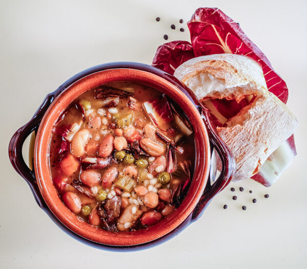 MINESTRONE CON RADICCHIO E FAGIOLI - 7084