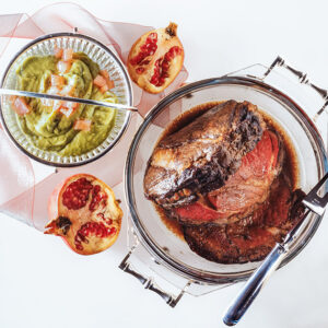 BRASATO AL VINO ROSSO E GUACAMOLE - 7984