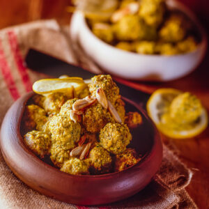 POLPETTE DI AGNELLO CON UOVA LIMONE E CURCUMA - 7990