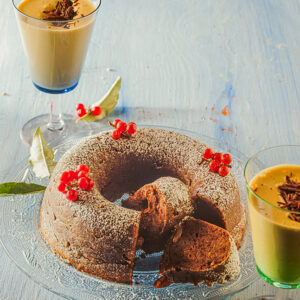 CIAMBELLA CIOCCOLATO CON PINOLI E LATTE CONDENSATO - 9521