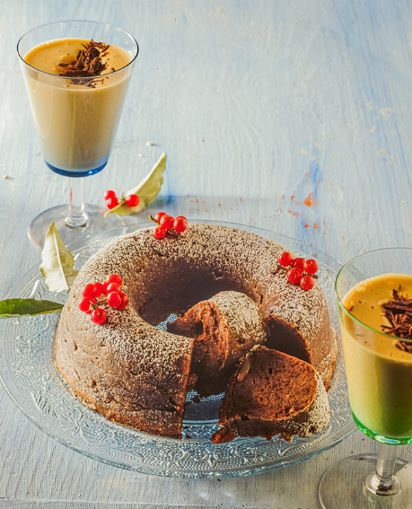 CIAMBELLA CIOCCOLATO CON PINOLI E LATTE CONDENSATO - 9521