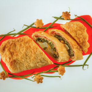 STRUDEL SALATO CON FAGIOLINI E UOVA - 9793