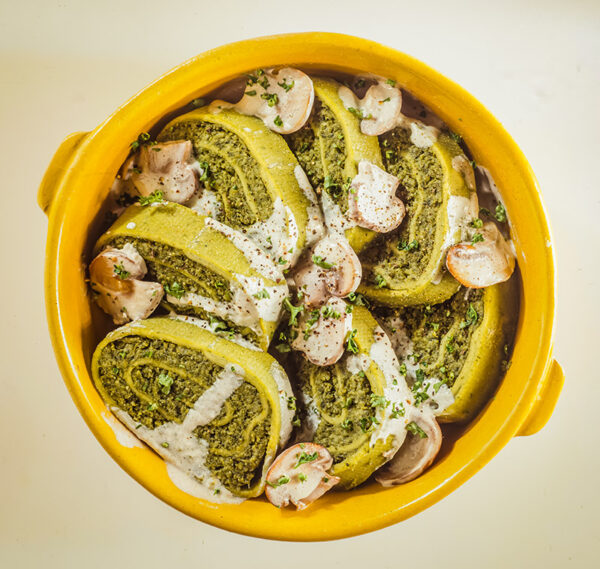 ROTOLI CON ERBETTE GORGONZOLA E FUNGHI - 1827