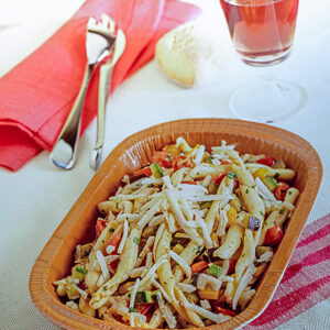 STROZZAPRETI CON PEPERONI E ZUCCHINE - 4401