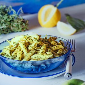 PENNE CON LIMONE PREZZEMOLO, MELA VERDE - 6990