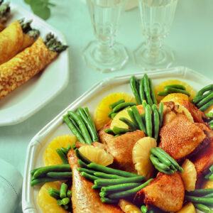 POLLO ALL'ANANAS E FAGIOLINI - 5581