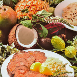 ARROSTO DI MANZO CON MANGO COCCO E ANANAS - 5596