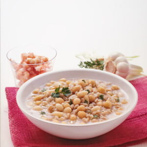 ORZO CON CECI E GAMBERETTI - 8074