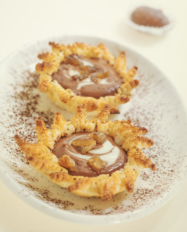 CROSTATINE CIOCCOLATO PANNA E MARRON GLACÈ - 8493 - immagine 1