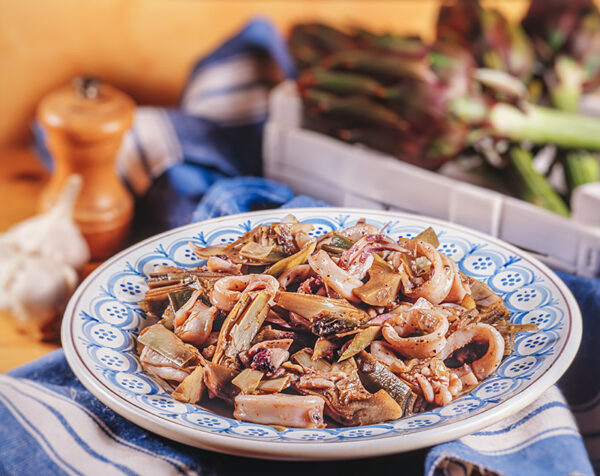 CALAMARI CON CARCIOFI - S47950 - 2607