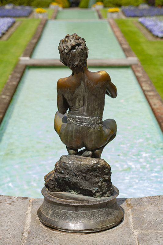 STATUA "IL PESCATORE" - VILLA TARANTO - DECORO PALLANZA VERBANIA - 5323