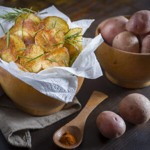 CHIPS DI PATATE ROSSE CON PAPRICA E ROSMARINO - 2953
