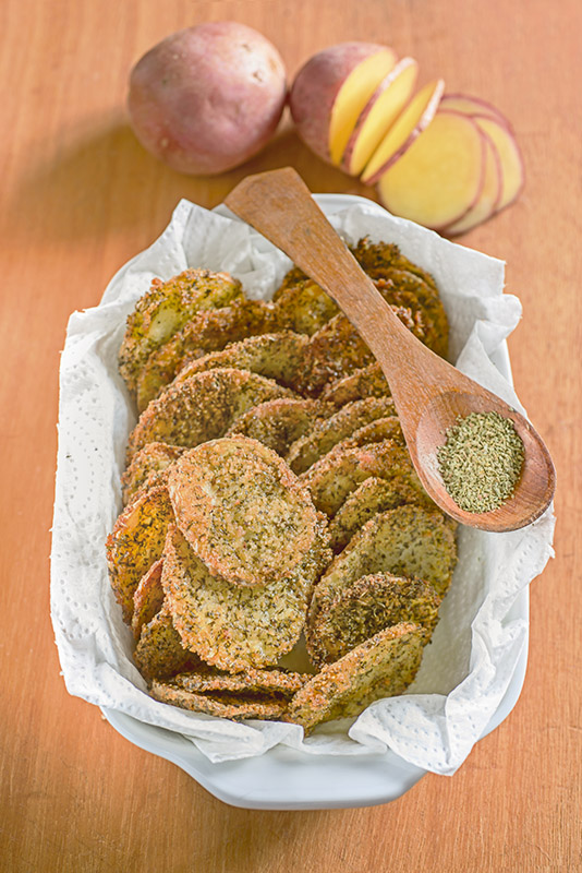 PATATE ROSSE IMPANATE CON PANGRATTATO E DRAGOCELLO - 2972