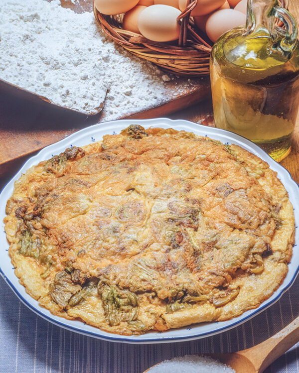 FRITTATA CON FIORI DI ZUCCA - 5031