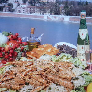 SCAMPI CON RISO PILAF, FOCACCIA - 5067