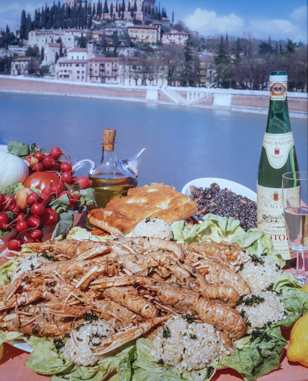 SCAMPI CON RISO PILAF, FOCACCIA - 5067