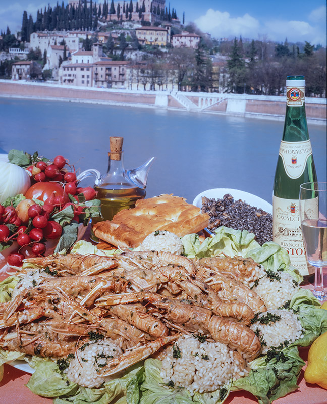 SCAMPI CON RISO PILAF, FOCACCIA - 5067 - immagine 1