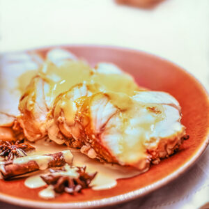 ARROSTO DI PESCATRICE AL MIELE CON SALSA DI YOGURT - S2304175