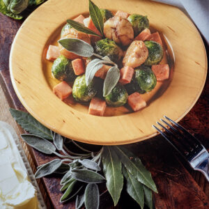 CONTORNO DI CASTAGNE E CAVOLINI DI BRUXELLES - S06920 - 2051