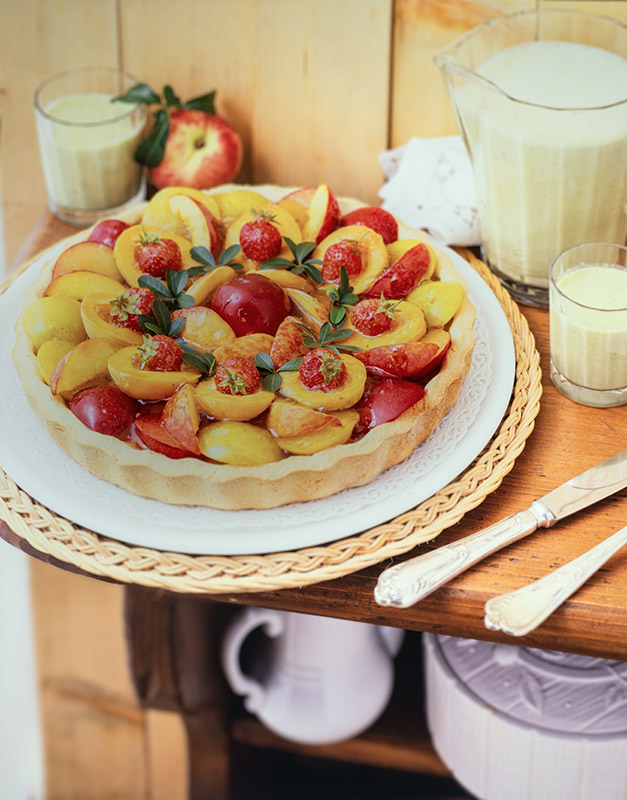 CROSTATA TUTTA ESTATE E BIBITA ALLA MENTA E PESCHE - S129850 - 2485 - immagine 1