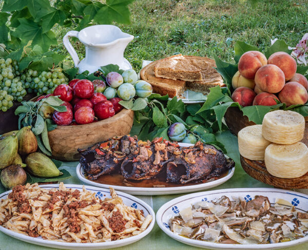 GARGANELLI AL PETTINE, ANATRE STUFATE, VERDURE E PECORINO - EP 1454