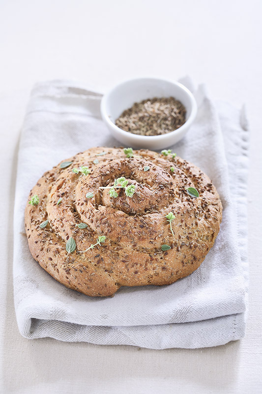 PANE SPIRALE DI GRANO DI KAMUT CON ANICE E MAGGIORANA - 7479
